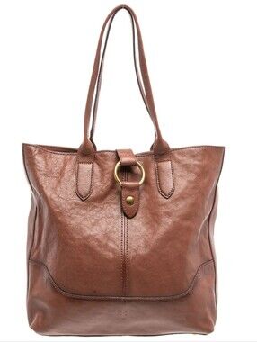 Frye Brown Leather Tote Bag